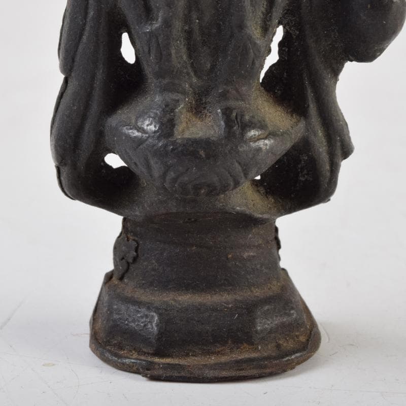 仏教美術　古銅　観音像　仏像　置物　C　9103