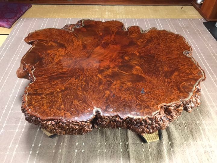 テーブル　一枚板　無垢　引取限定