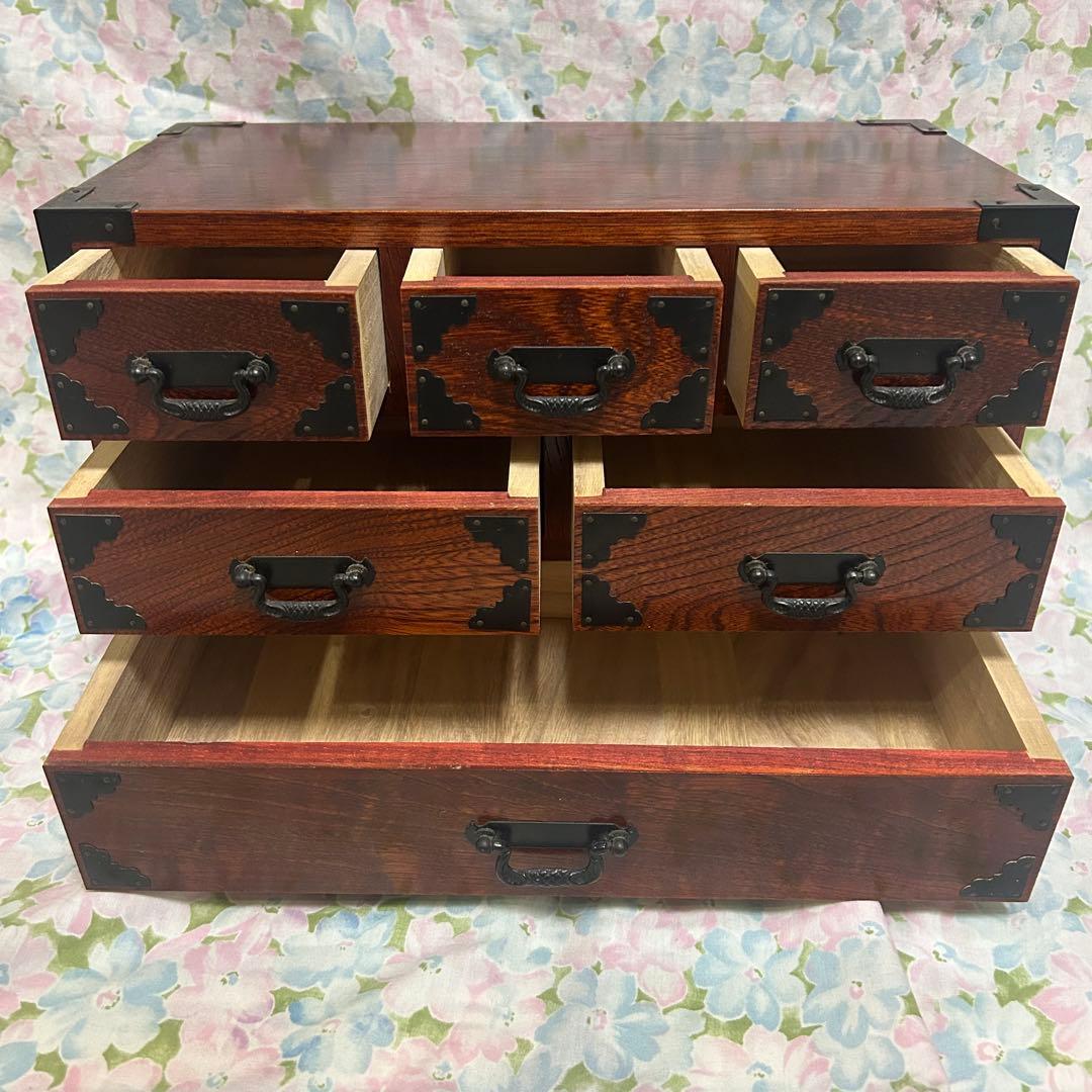 美品　飛騨高山けやき工芸　箪笥　昭和レトロ　アンティーク