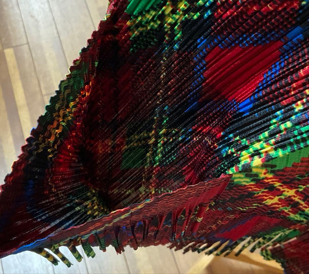 プリーツプリーズ　PLEATS PLEASE イッセイミヤケ　フリンジジャケット