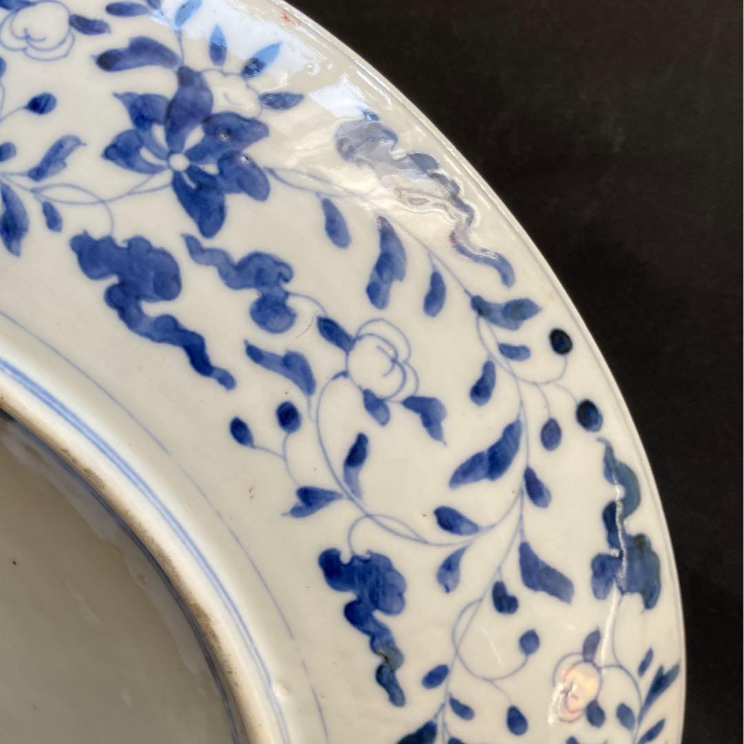 大皿 飾り皿 伊万里焼 大明萬歴年製