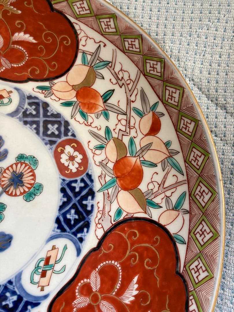 大皿 飾り皿 伊万里焼 大明萬歴年製