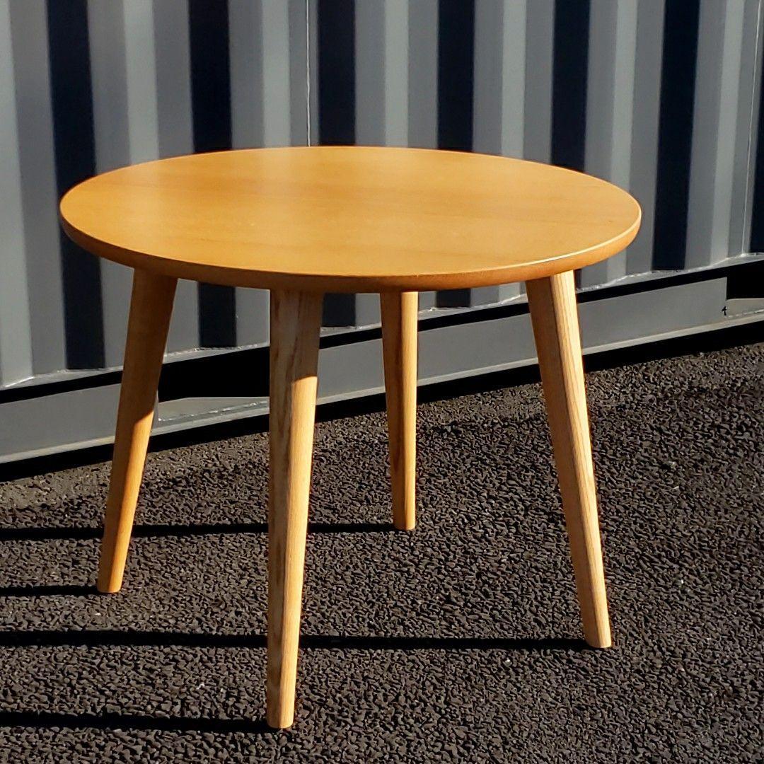 【美品】KASHIWA ラウンドテーブル JG10US カフェ コーヒーテーブル