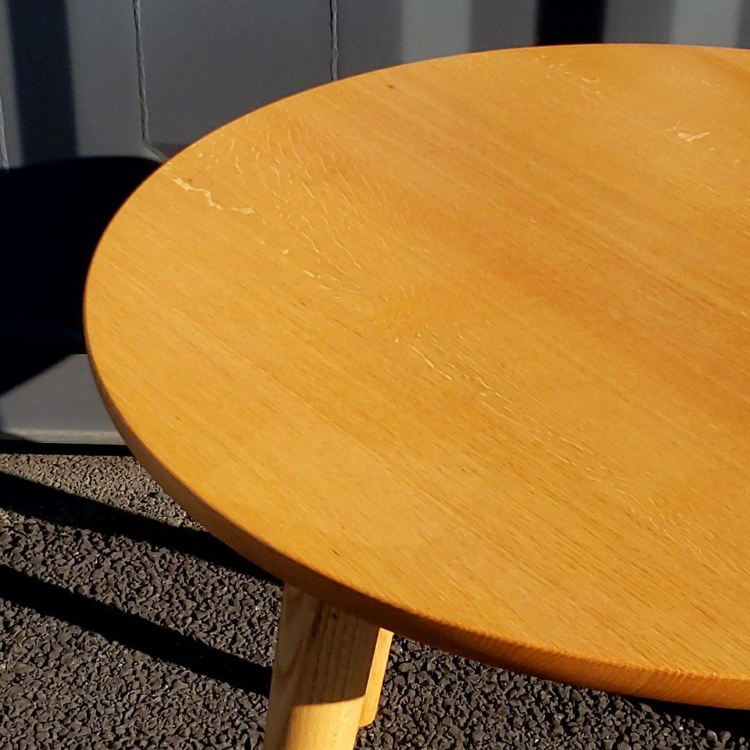 【美品】KASHIWA ラウンドテーブル JG10US カフェ コーヒーテーブル