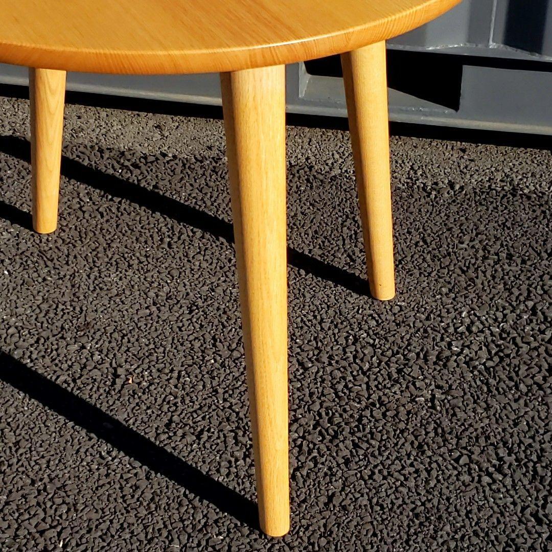 【美品】KASHIWA ラウンドテーブル JG10US カフェ コーヒーテーブル
