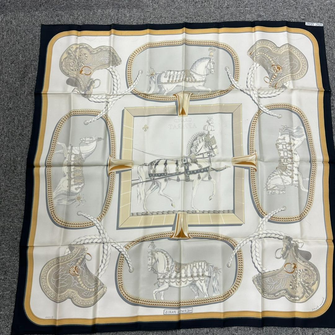 772019/エルメス スカーフ レディース シルク製 馬