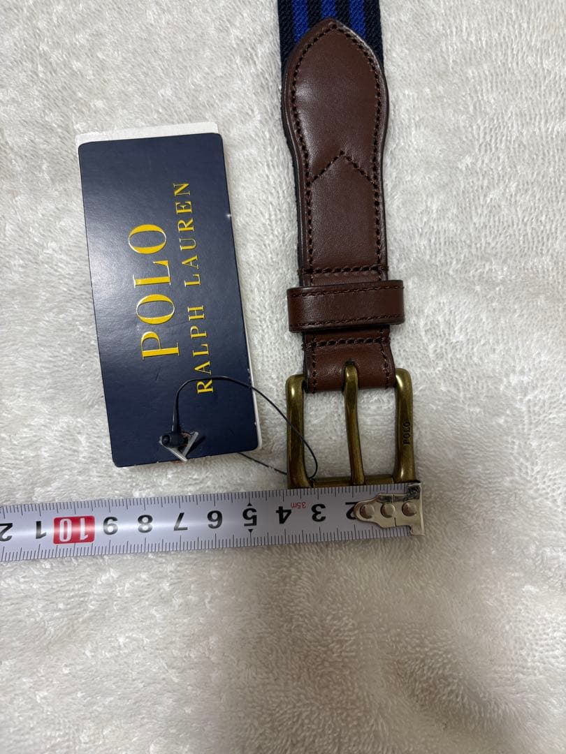最後値段下げPOLO RALPH LAUREN ストライプベルト