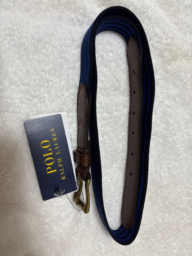 最後値段下げPOLO RALPH LAUREN ストライプベルト