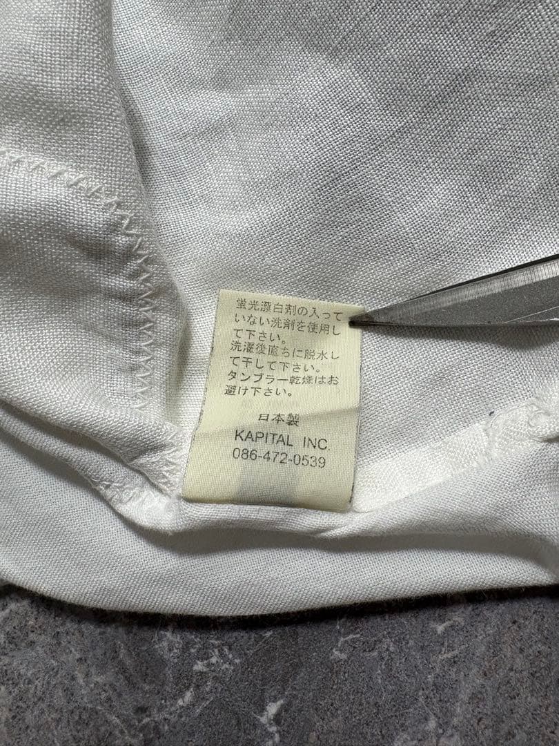 KAPITAL '刺し子ステッチ' L/S shirt Japan made