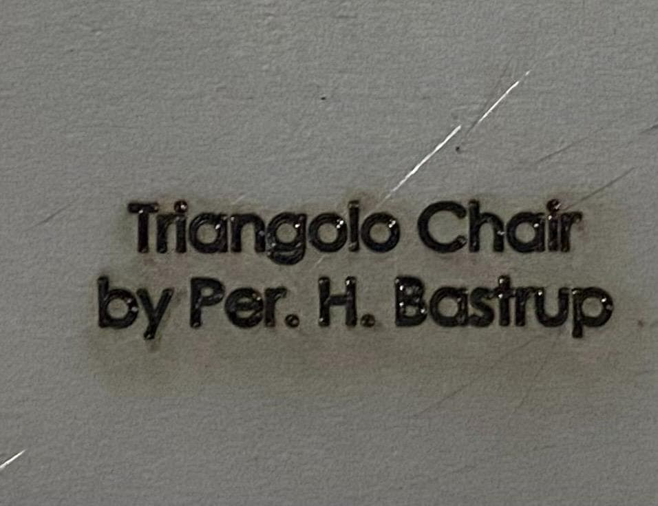 ◯【ほぼ未使用】FRAMA Triangolo Chair ステンレスチェア