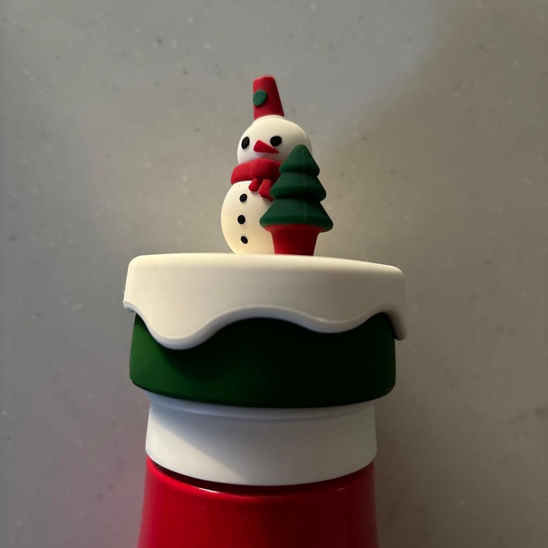 スターバックス クリスマスボトル　雪だるまとクリスマスツリー