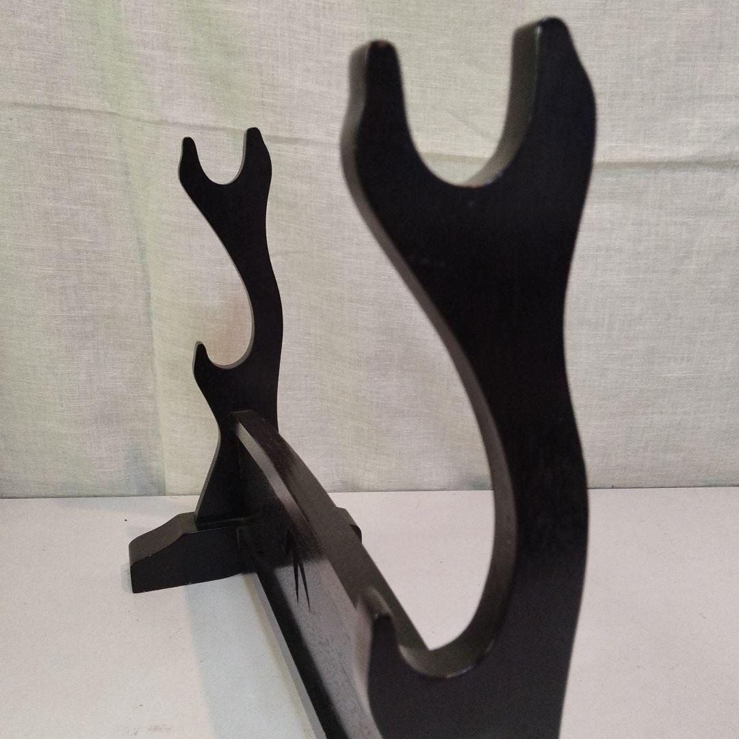 木製　刀置き　大小刀　工芸品