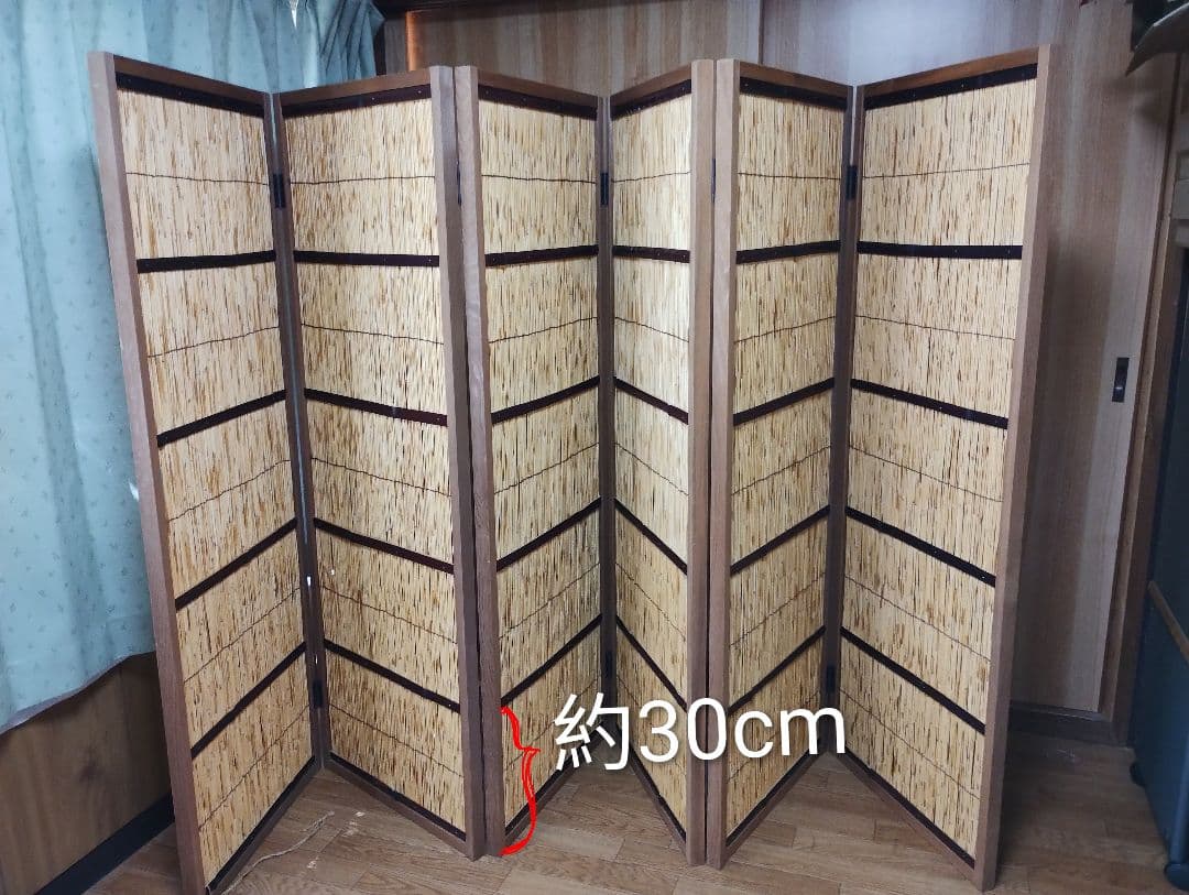 ６連衝立【和風パーテーション】