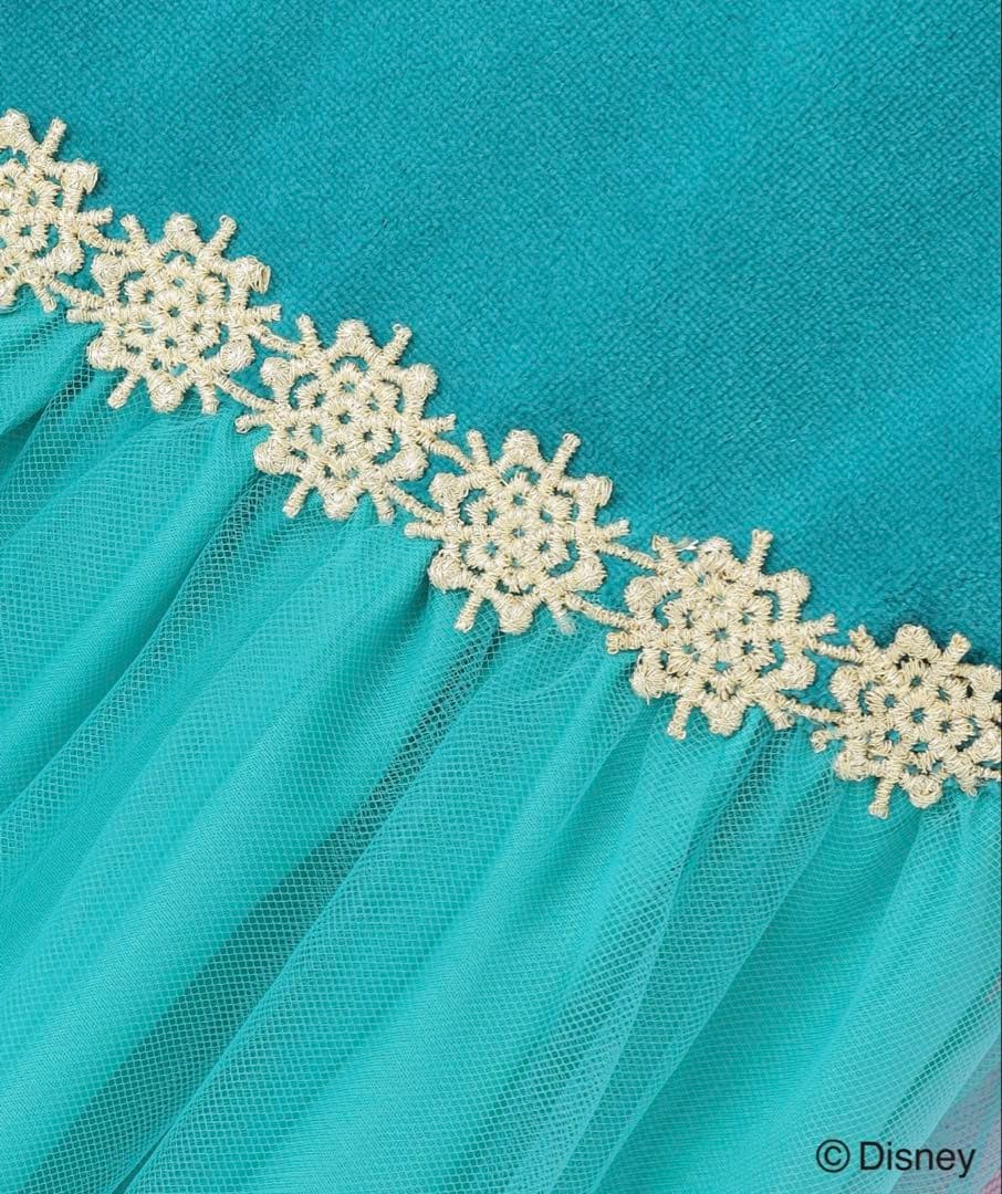 【新品】アナ雪　エルサ　なりきりワンピース　130cm 非売品キーホルダー