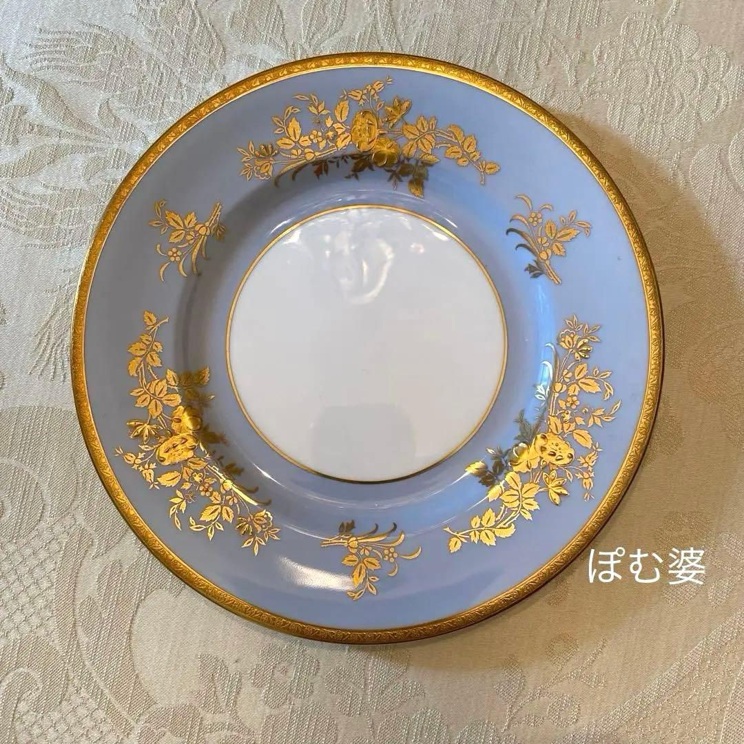 【Minton ミントン】AMBERLEY／金彩 金盛 ランチョンプレート