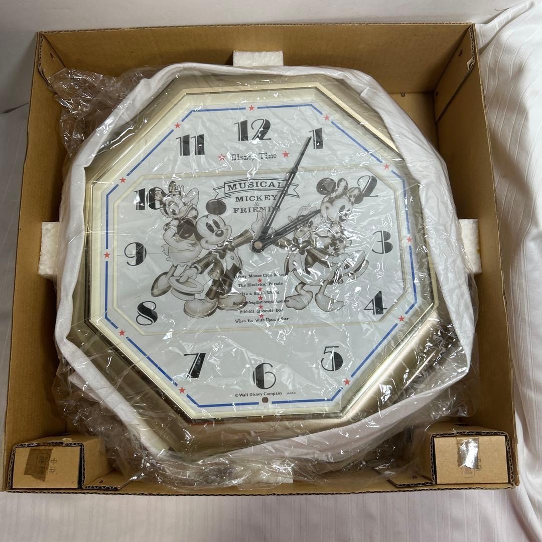 ★動作品！ セイコー ディズニータイム 壁掛け時計 八角形時計 ★美品 元箱