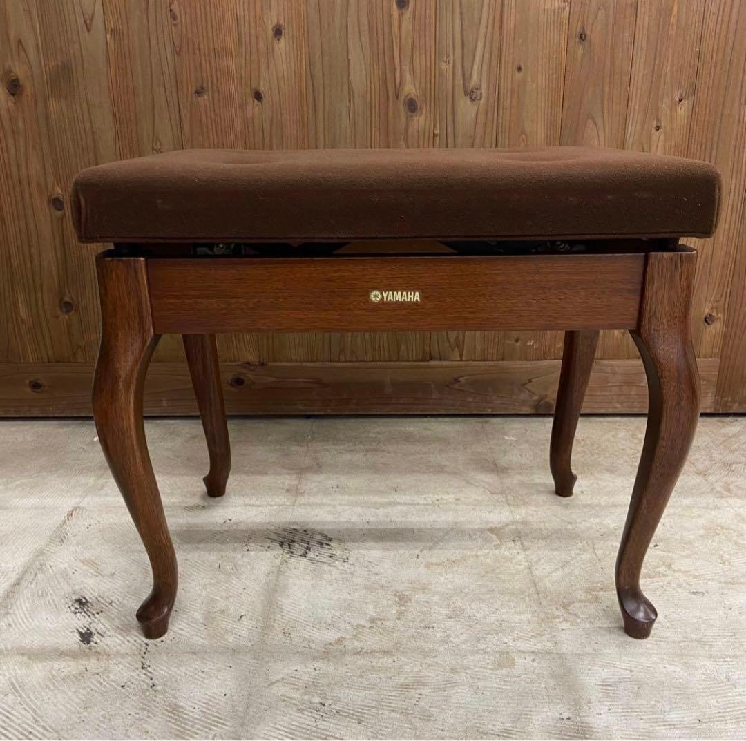 に*き様 【美品】YAMAHA ヤマハ ピアノ椅子 猫脚 木目