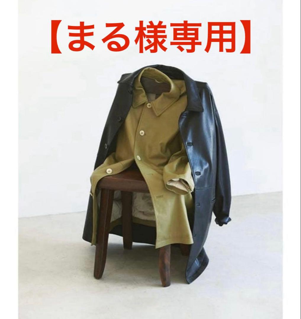 【まる】TODATFUL ブラックレザーコート