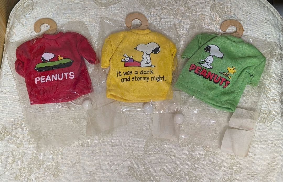 スヌーピー　オルゴール　Tシャツ型　３点セット　希少　レア