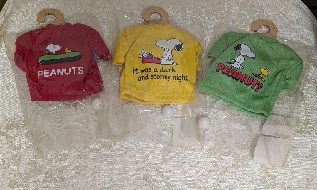スヌーピー　オルゴール　Tシャツ型　３点セット　希少　レア