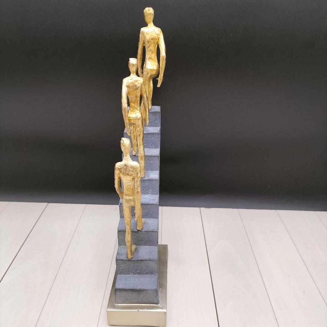 アセント デコオブジェ 階段の人 展示品 ゴールド(G-2507OB7)