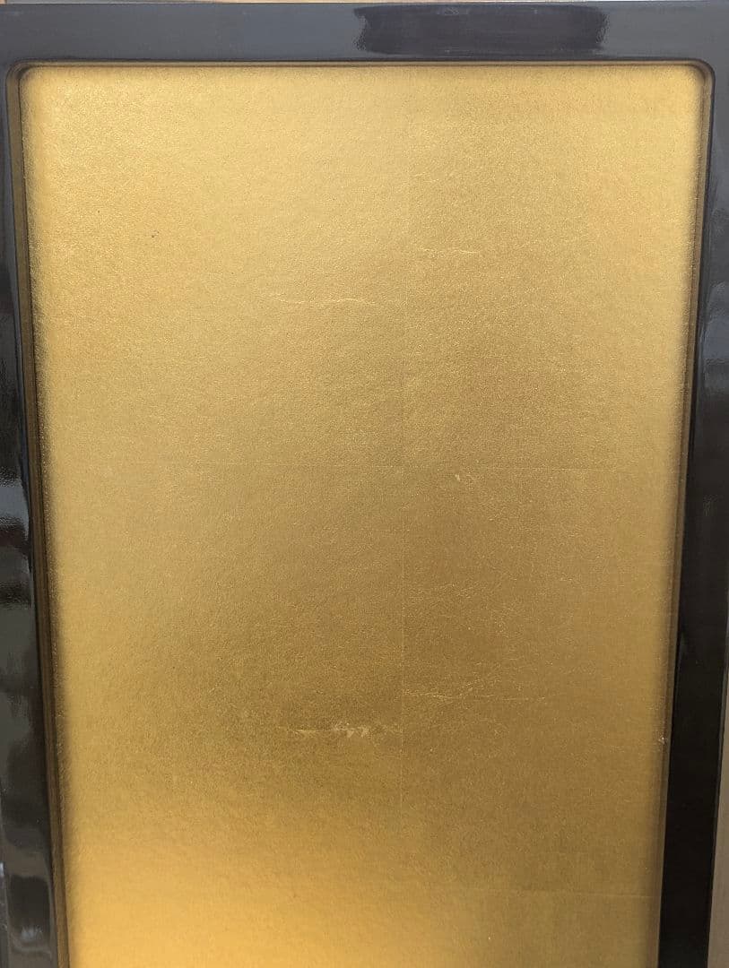 伝統工芸金沢箔　三曲一隻金屏風　大きめ15号〜18号