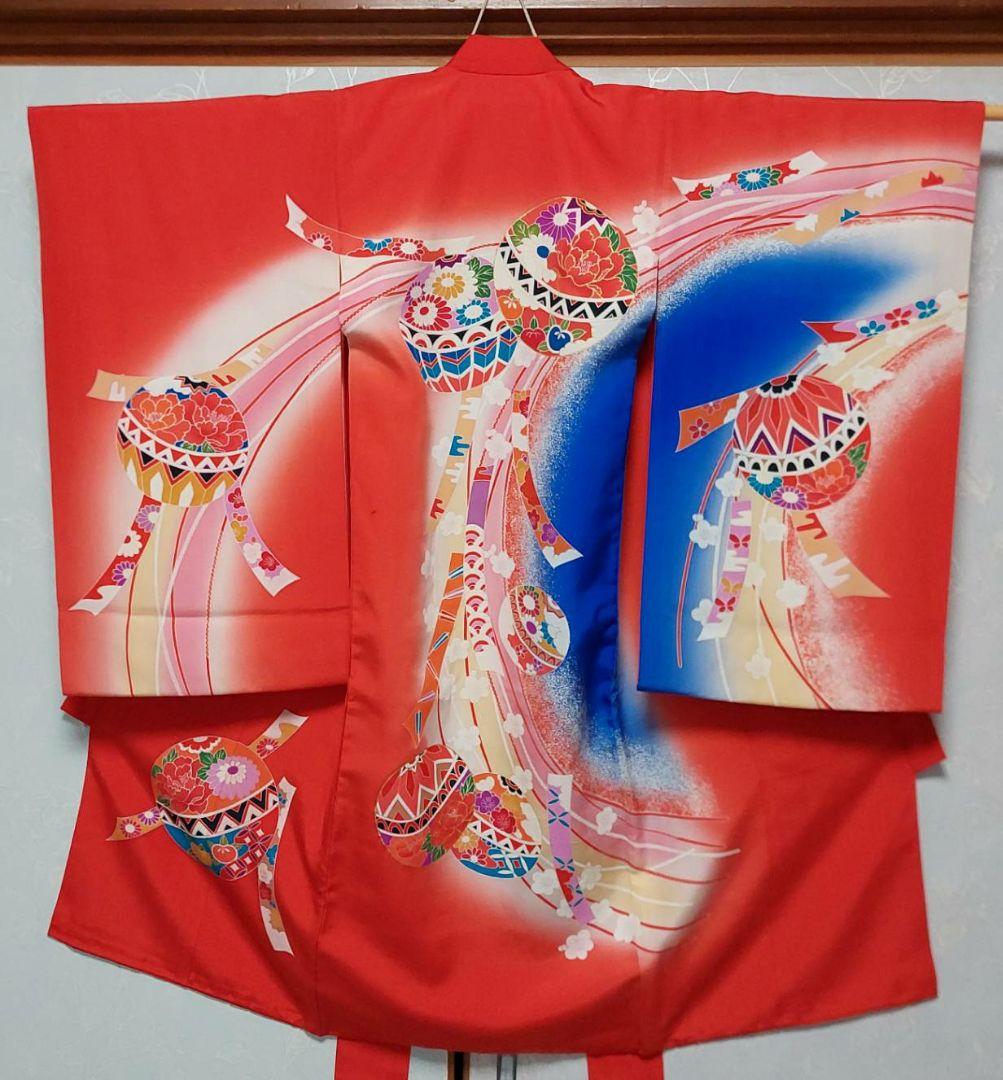 NA130アンティーク子供着物正絹七五三めちゃくちゃ綺麗着丈96センチ裄丈44