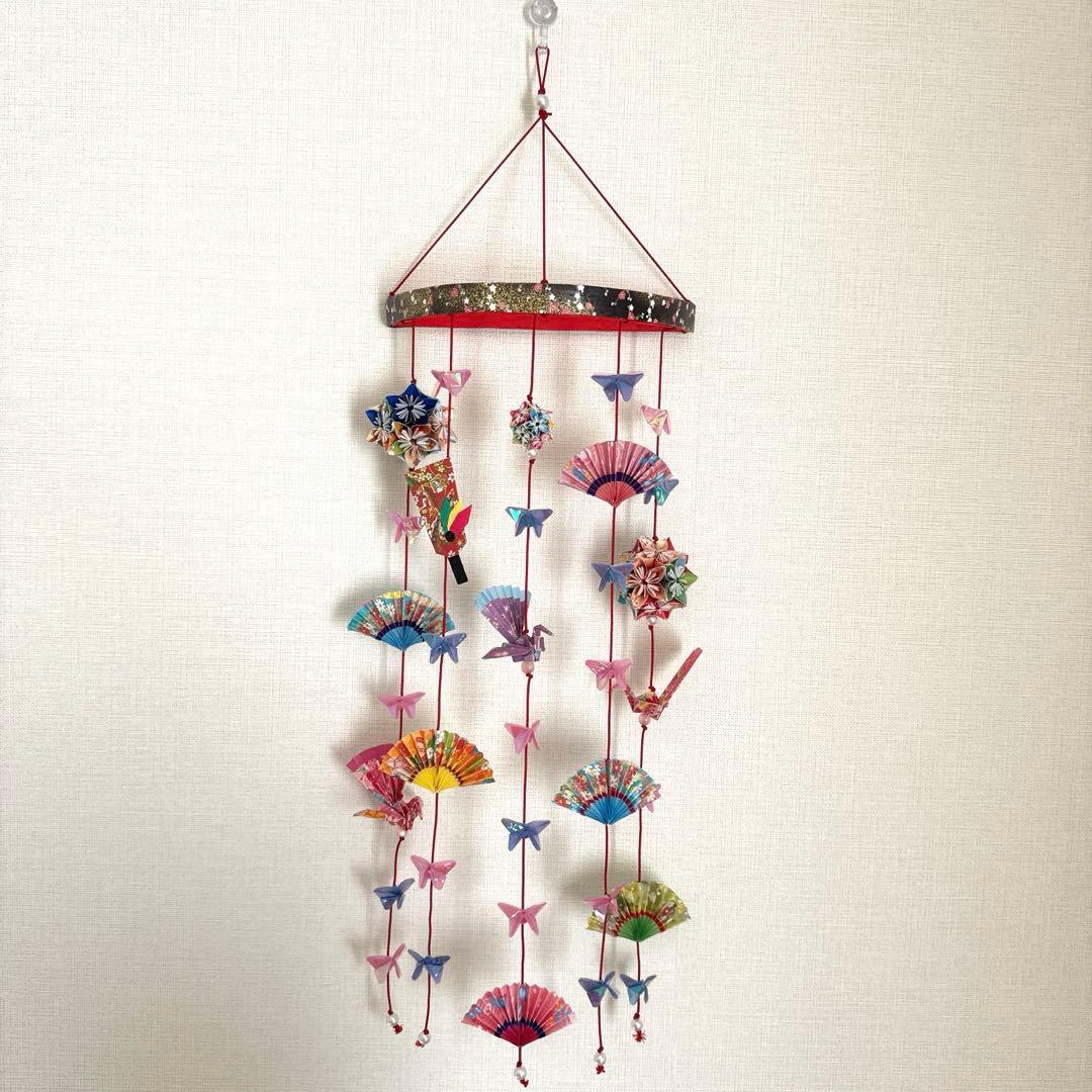 ① 吊るし飾り（大）　ひな祭り　お雛様　桃の節句　壁飾り