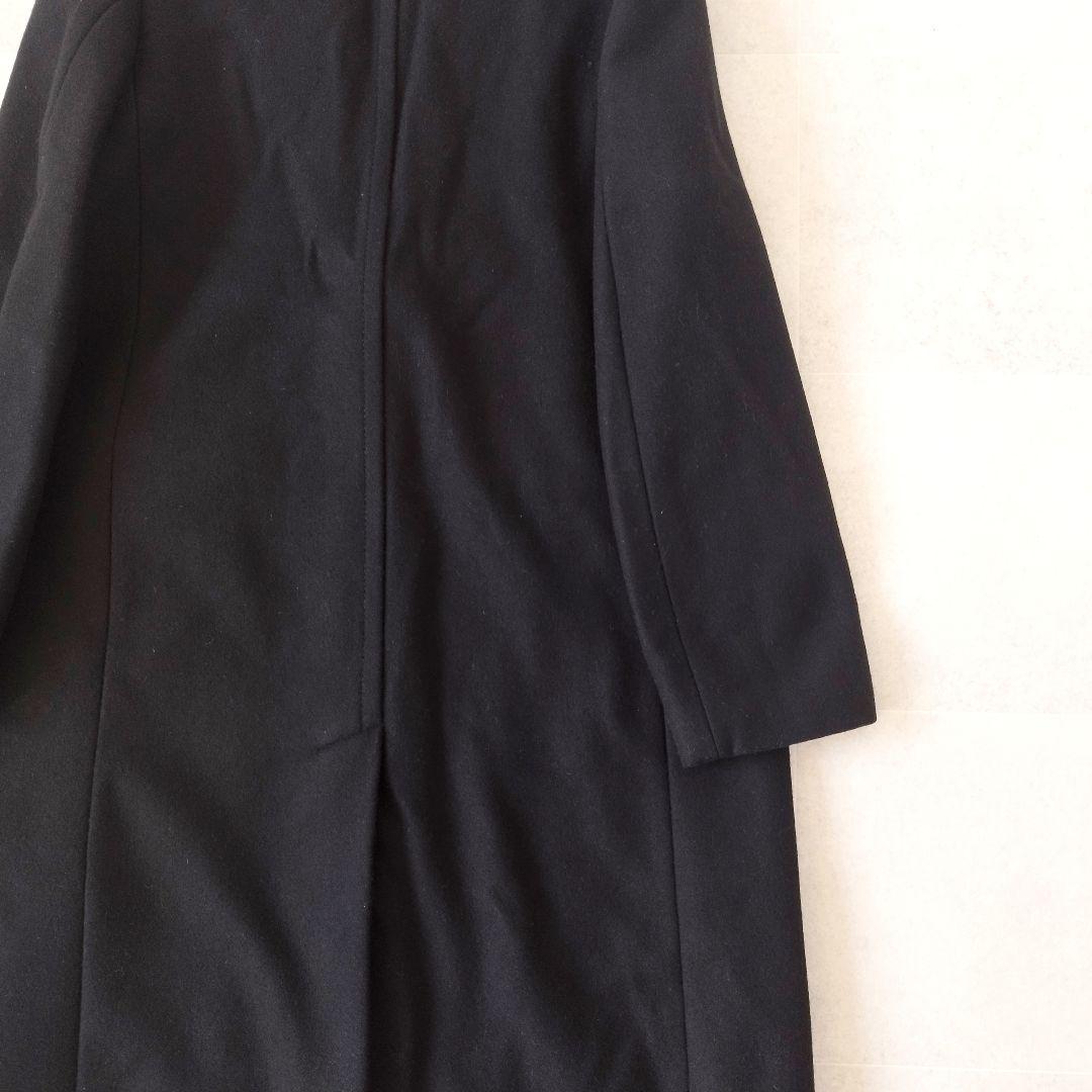 iCB シェルメルトンチェスターコート ロング丈コート Mサイズ 黒