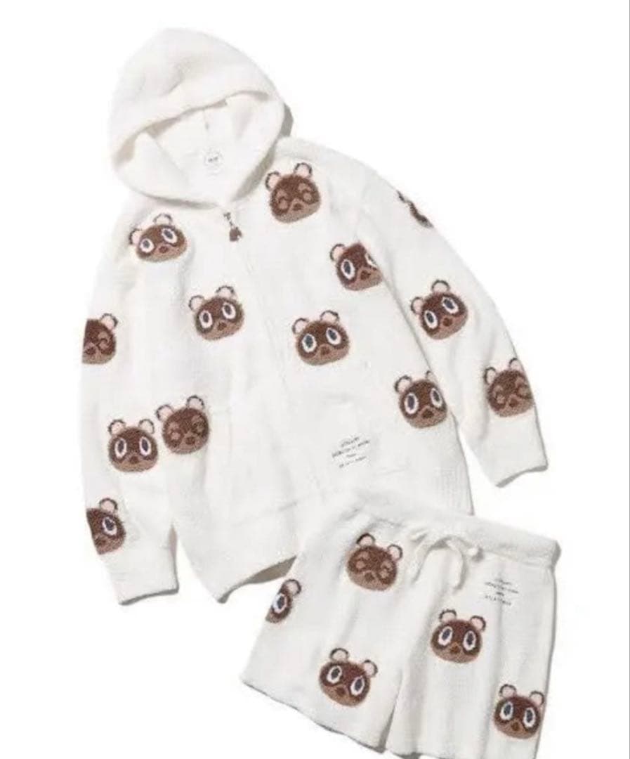 1点物です！ジェラートピケ あつ森 上下セット つぶまめ　あつまれどうぶつの森