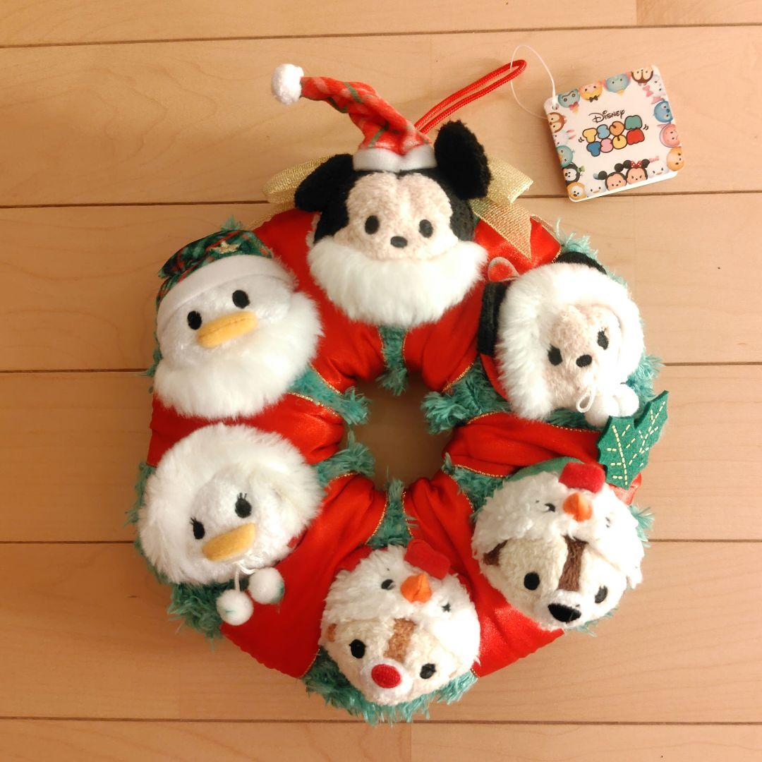 ディズニー ツムツム クリスマスリース ミッキー ミニー チップとデール リース