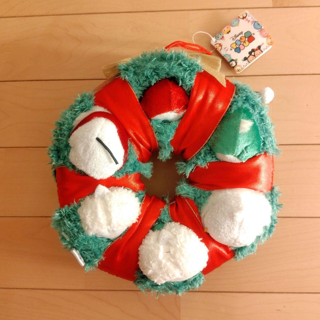ディズニー ツムツム クリスマスリース ミッキー ミニー チップとデール リース