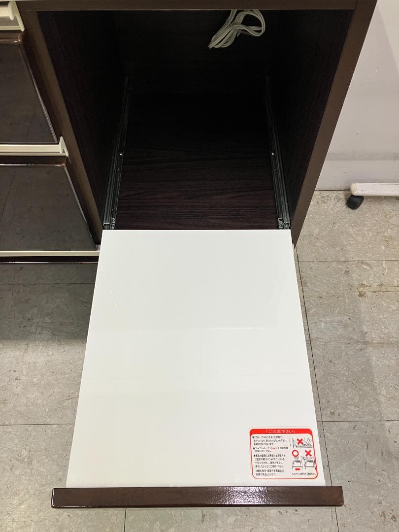 ニトリ レンジボード キッチンカウンター アルミナ2 120CTDBR ブラウン