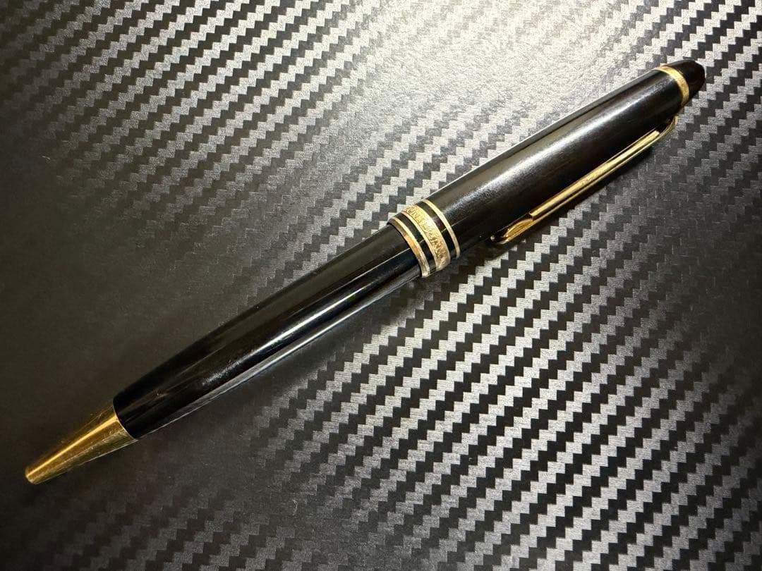 美品 Mont Blanc マイスターシュテュック 164 ボールペン ブラック