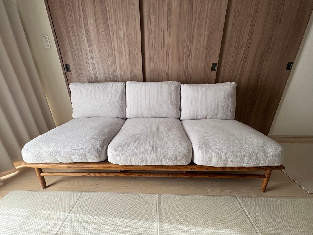 モモナチュラル momo natural CLOUD SOFA 3P ソファ