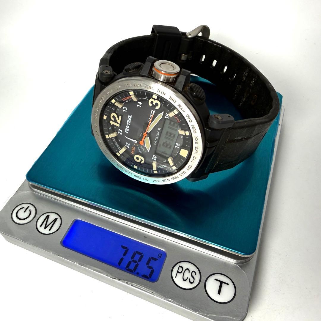 【稼働品】カシオ プロトレック アナデジ 腕時計 PRG-600 タフソーラー