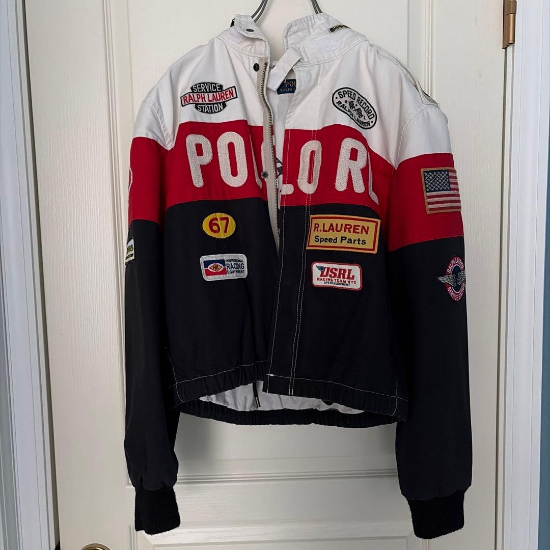 POLO RL レーシングジャケット 刺繍ワッペン多数 正規店購入 極美品