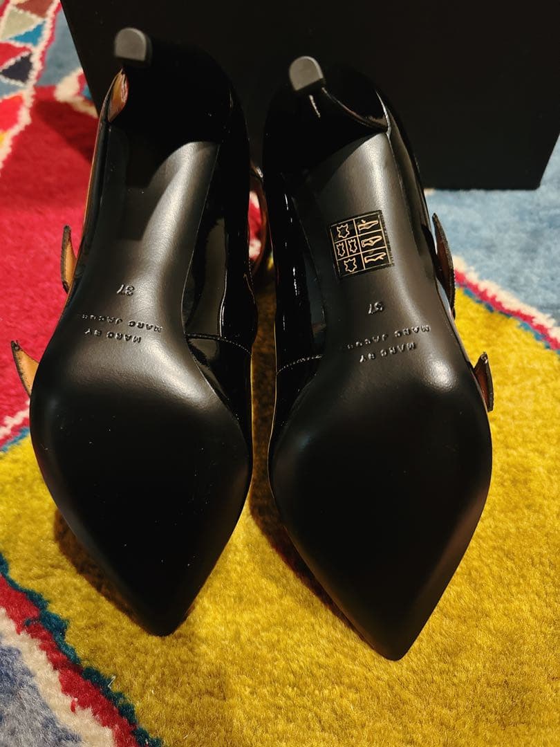 MARC BY MARC JACOBS ブラックハイヒール　サイズ37