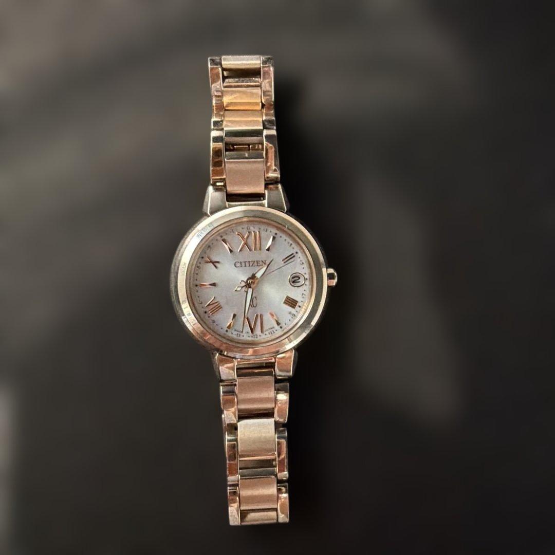 【電波ソーラー、美品、稼働品】xC シチズン　クロスシー