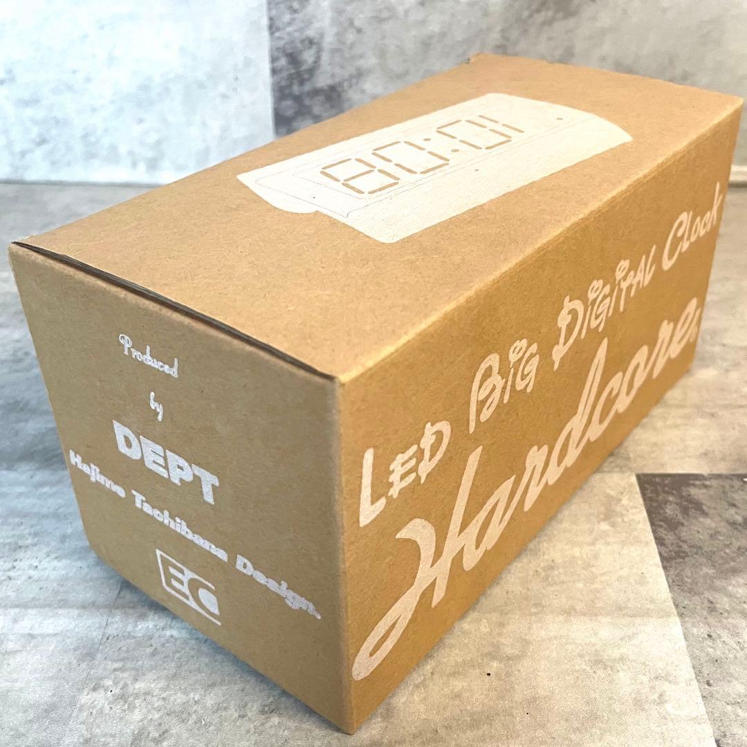 激レア！HARDCORE x 立花ハジメ x 藤原ヒロシ LEDデジタルクロック