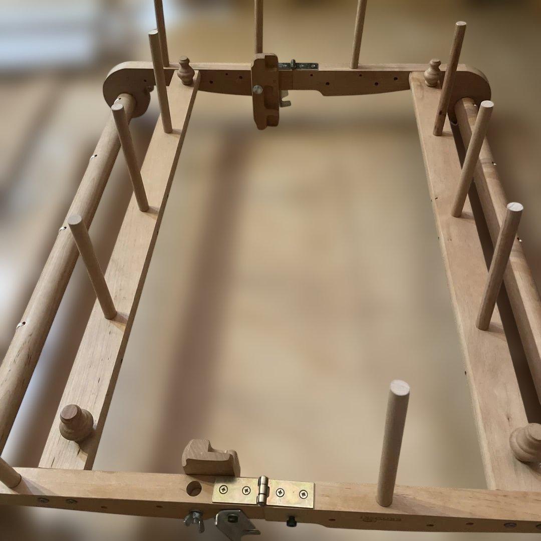 【折畳卓上織機】クロムスキー・クロッスノ織り機60cm+セカンドへドル+おまけ