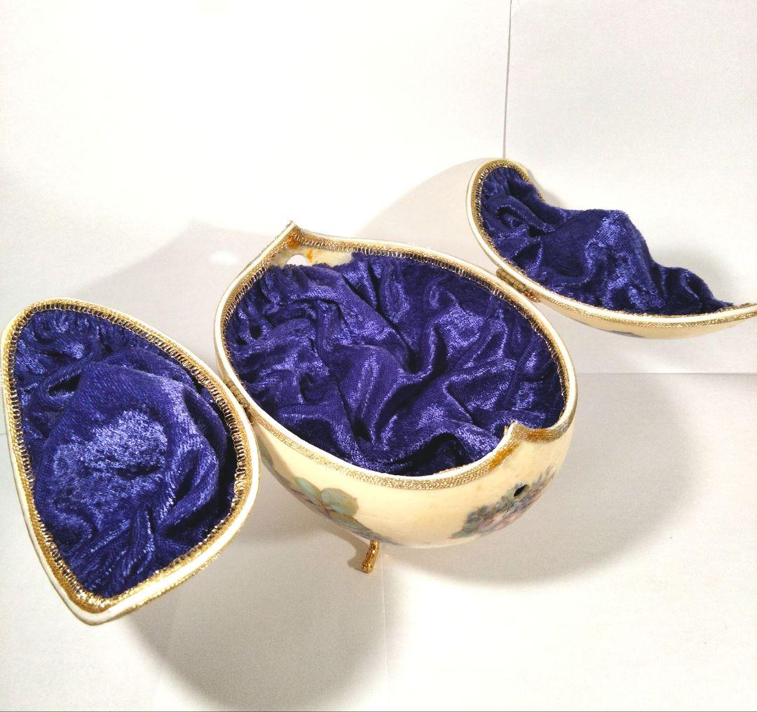 エッグアート　花モチーフ　わたべ和美