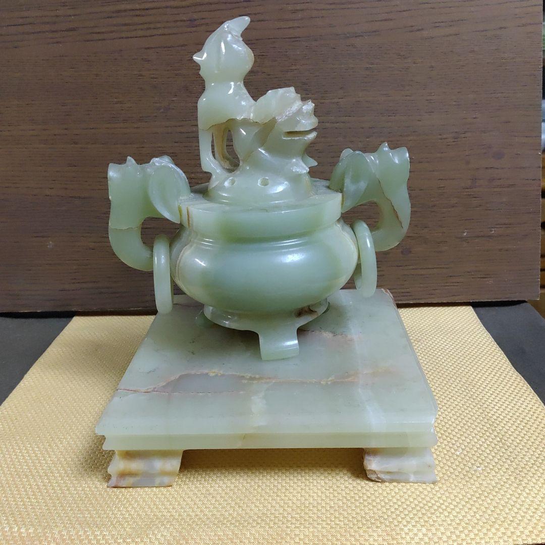 香炉　翡翠
