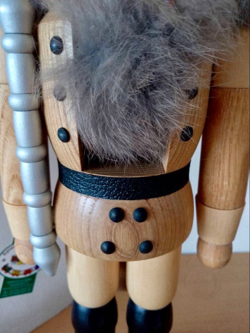 くるみ割り人形　ドイツ　ザイフェン　王様　39㎝　箱有り