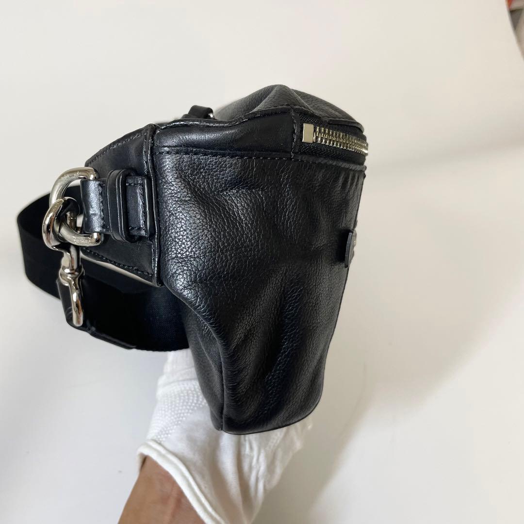 美品✨COACH ボディバッグ トンプソン シティ レザー 黒