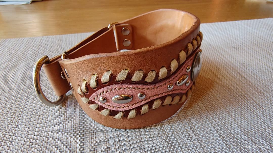 ハンドメイド首輪　ウィペット用㊶