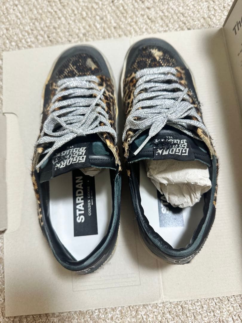 golden spa スニーカー レオパード レディース