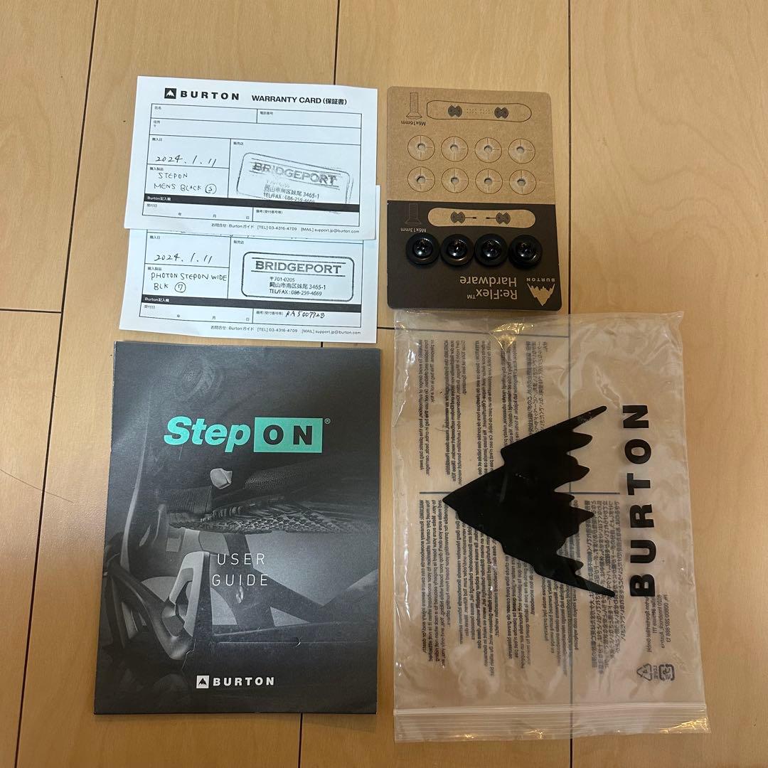 美品 BURTON STEPE ON ステップオンブーツ ビンディングセット