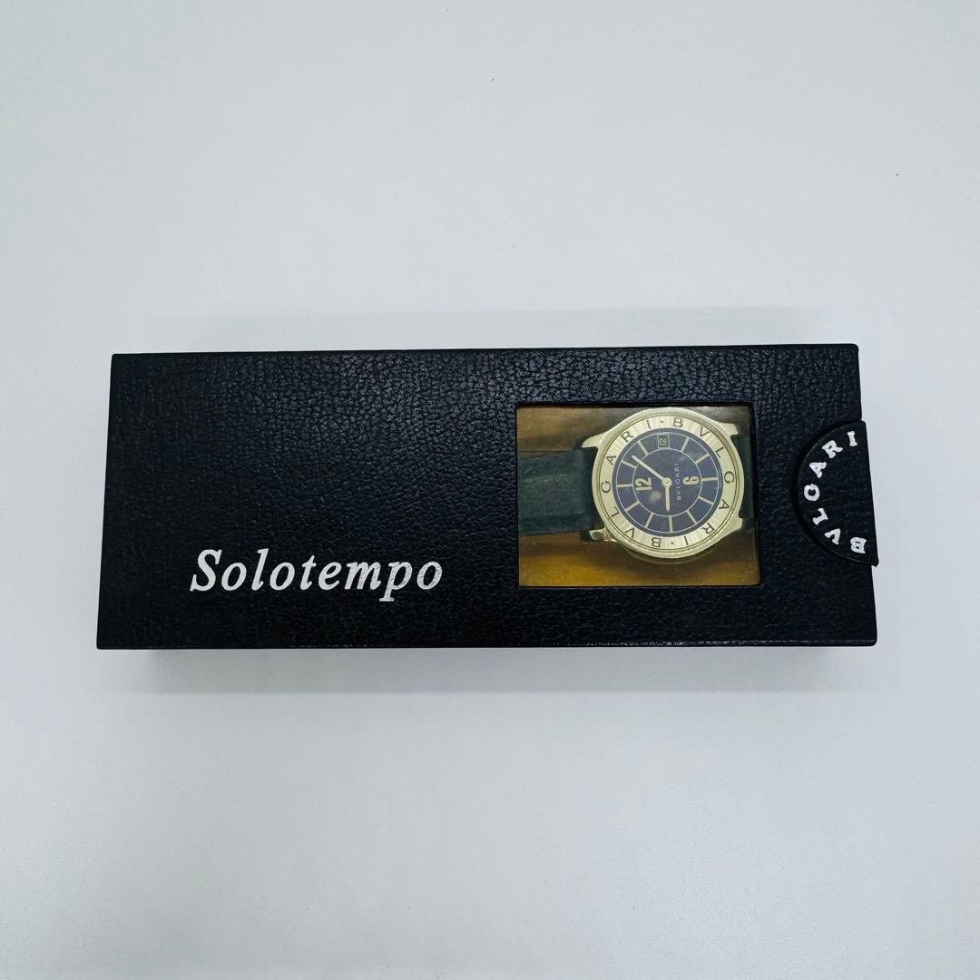 ✨BVLGARI✨ブルガリ✨Solotempo✨ST35S✨デイト✨腕時計✨