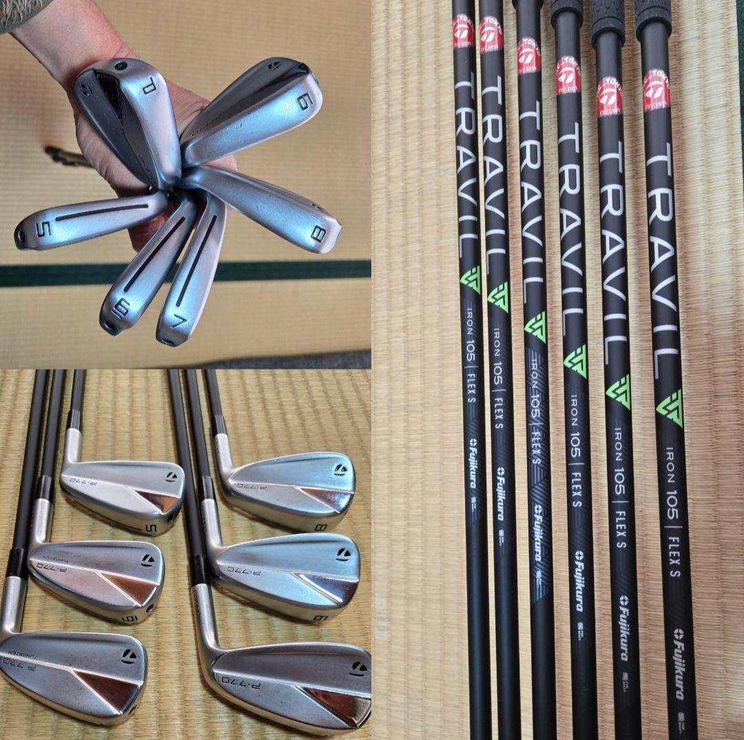 週末限定価格　テーラーメイド　P770アイアン　TRAVIL105S